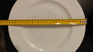 Vajilla 24 piezas porcelana blanca