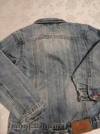 Giubbino jeans bimba