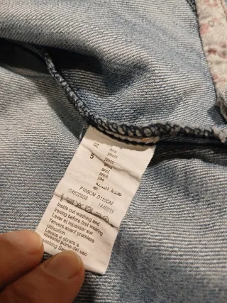 Giubbino jeans bimba