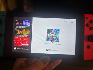 Nintendo Switch con juegos