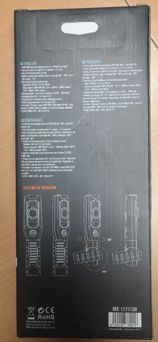 Linterna Wesser Twistled 1000 Lúmenes