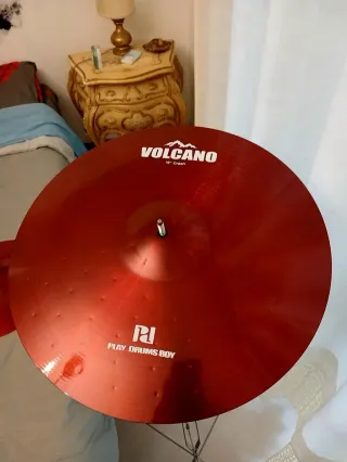 Piatto Crash Volcano 16 Rosso