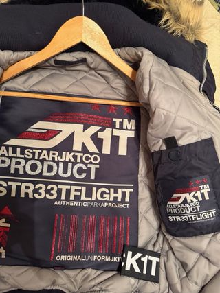 Abrigo Jack1t Azul Marino Talla XS