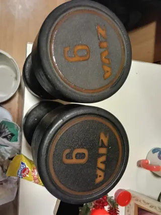 Mancuernas ZIVA 9 kg (par)