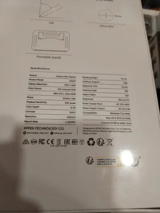 XP-PEN Innovator 16 Tableta Gráfica