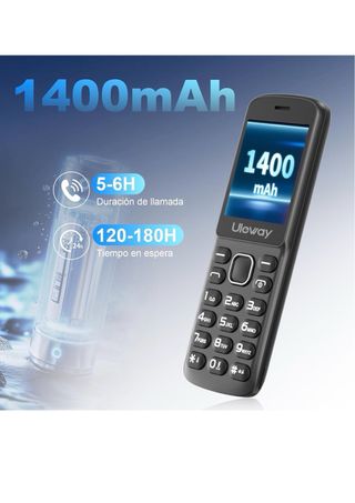 Teléfono Móvil Uleway 4G Negro
