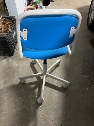 Silla de escritorio infantil azul