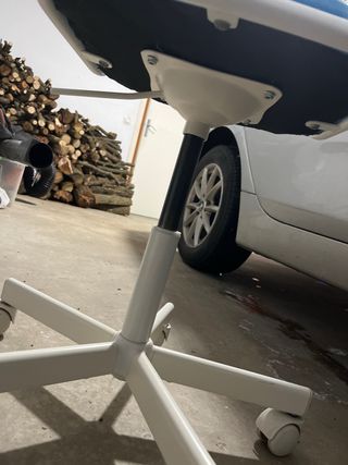 Silla de escritorio infantil azul