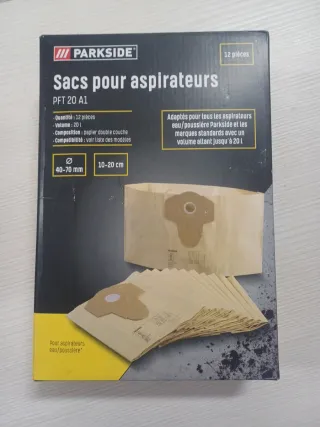 Sacchi aspirapolvere Parkside PFT 20 A1