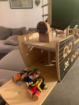 Barco Pirata de Madera Aldy