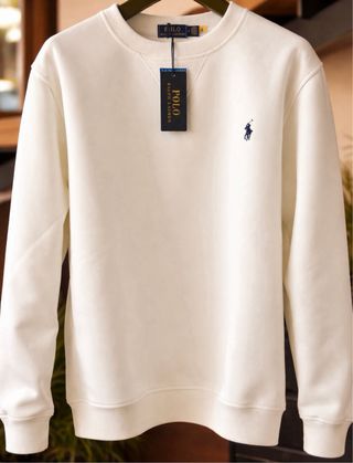 Sudadera Polo Ralph Lauren Blanca •Talla M•