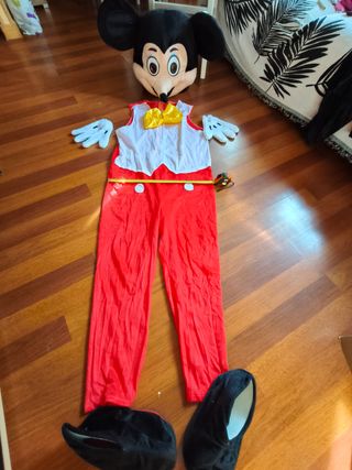 Disfraz Mickey Mouse Adulto Cabezón