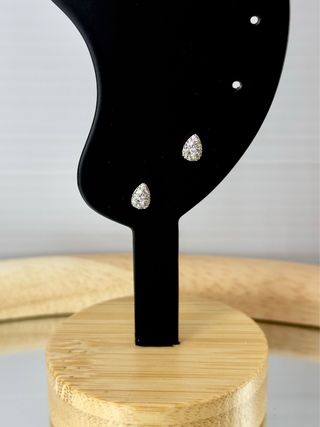 Orecchini goccia piccoli zirconati