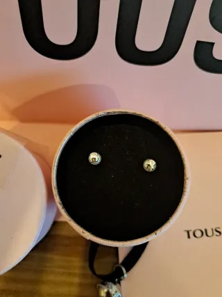 Pendientes Tous Perla Plata