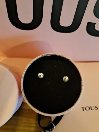 Pendientes Tous Perla Plata