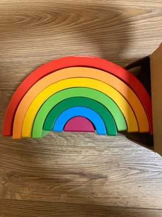 Arcoíris de madera Playtive Montessori