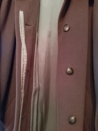 Abrigo Lana El Corte Inglés Marrón