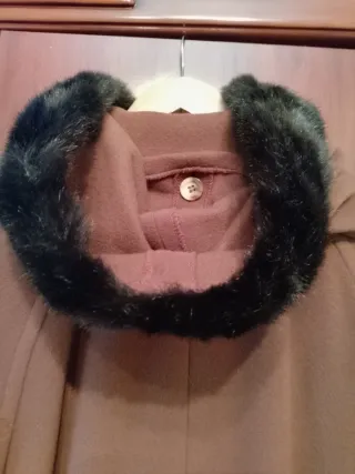 Abrigo Lana El Corte Inglés Marrón