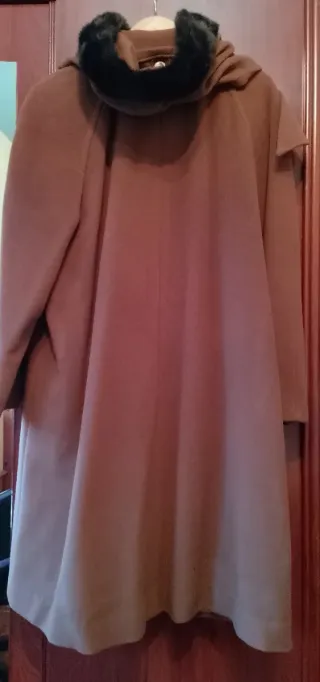 Abrigo Lana El Corte Inglés Marrón