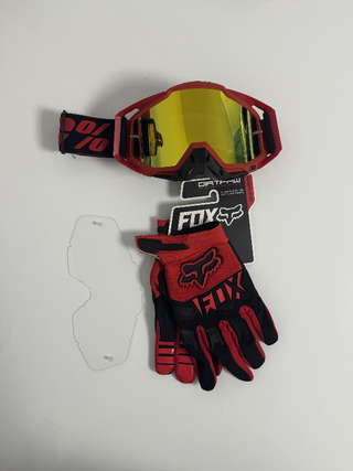 Gafas 100% y Guantes Fox Nuevos 811