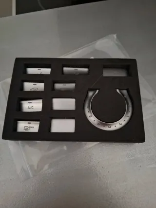 11 Piezas Tapa Botones Climatizador Mercedes
