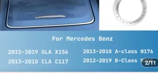 11 Piezas Tapa Botones Climatizador Mercedes