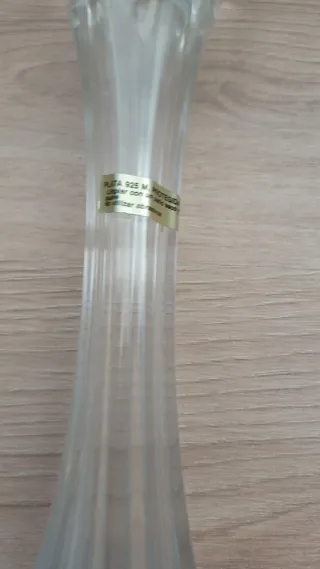 Marco Plata 925 y Jarrón Cristal