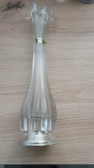 Marco Plata 925 y Jarrón Cristal