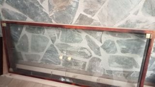 Marco de madera y cristal