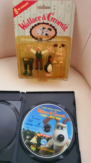 Figuras Wallace & Gromit Limited 1989 y Película D