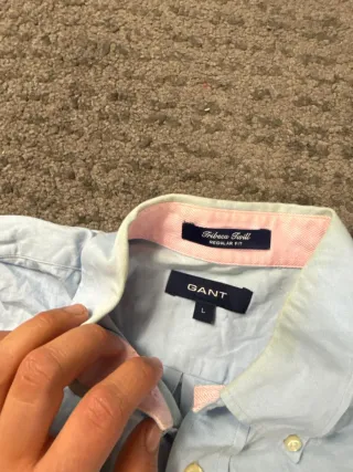 ¡¡OFERTA!! Talla L Camisa Gant Azul