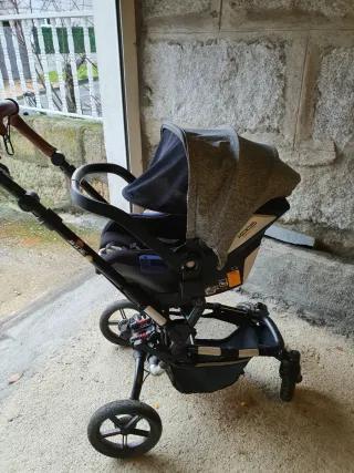 Carrito Jane 0-25kg + Silla + Capazo