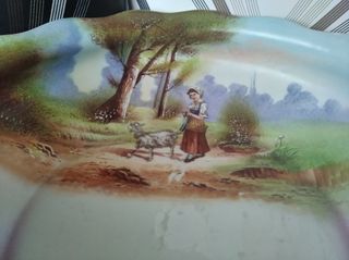 Jarra y palangana Limoges S.XIX