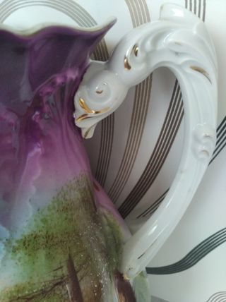 Jarra y palangana Limoges S.XIX