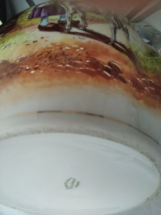 Jarra y palangana Limoges S.XIX