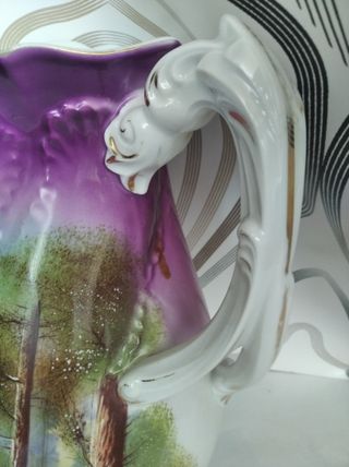 Jarra y palangana Limoges S.XIX