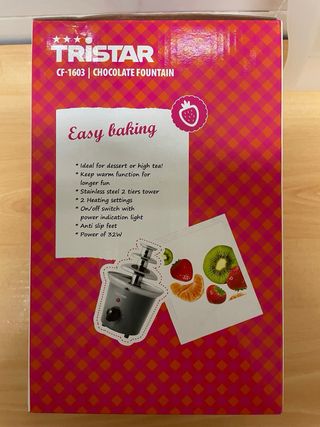 Fuente de Chocolate Tristar CF-1603