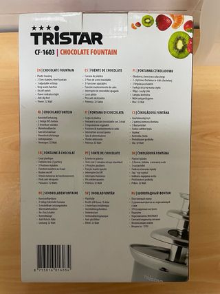 Fuente de Chocolate Tristar CF-1603