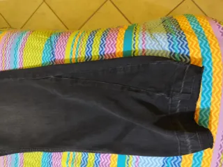 Jeans neri flared Bershka uomo taglia 42