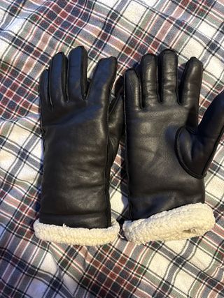 Guantes de cuero Brume forrados
