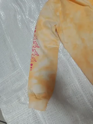 Felpa bambina tie-dye Kappa
