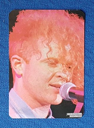 Calendário de Bolso Simply Red Mick Hucknall