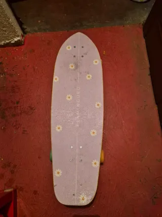 Monopatín Flamingueo Lila Flores