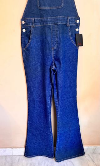 Peto vaquero largo mujer