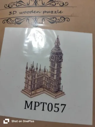 Maqueta Big Ben Torre Isabelina