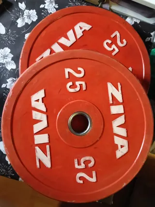 Discos de pesa ZIVA 25 kg
