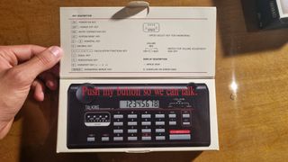 Calcolatrice Parlante Talking Calculator Nera