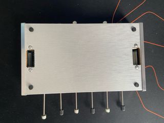 Mini futbolín metálico