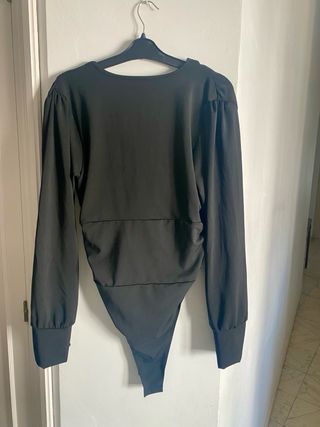 Camisa negra manga larga