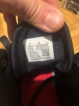 Jordan Access Rojas y Negras Talla 45